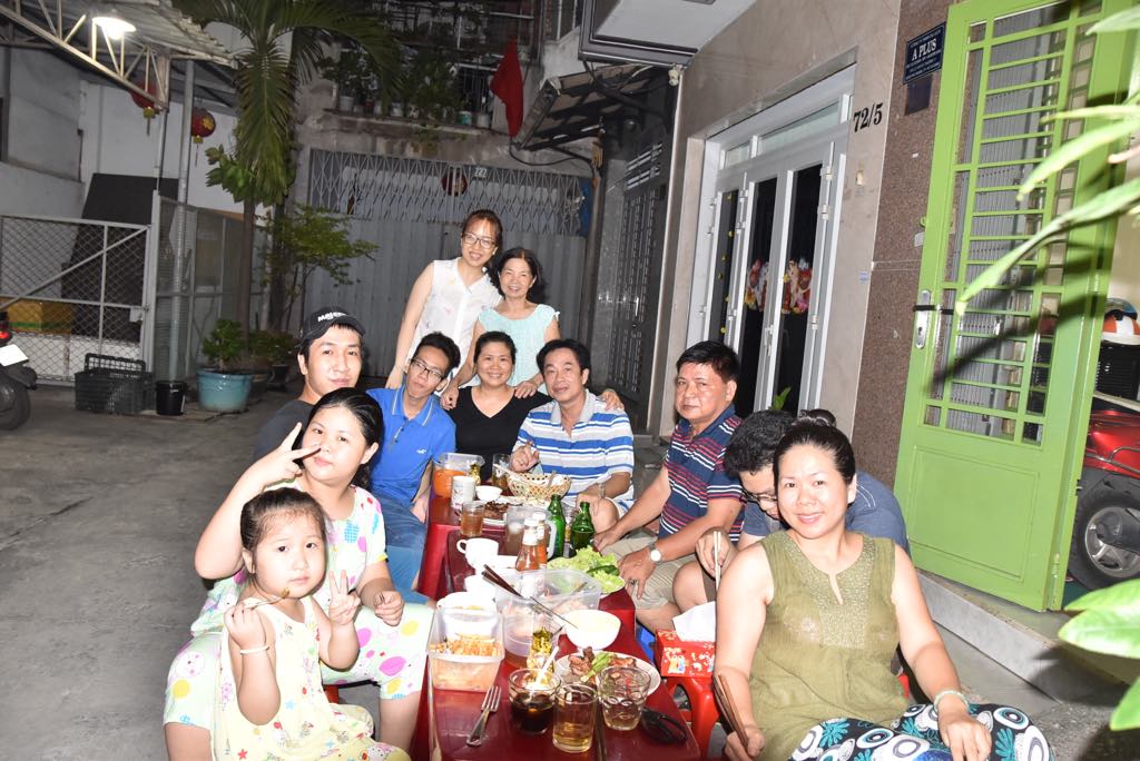 Our host family in Ho Chi Min City